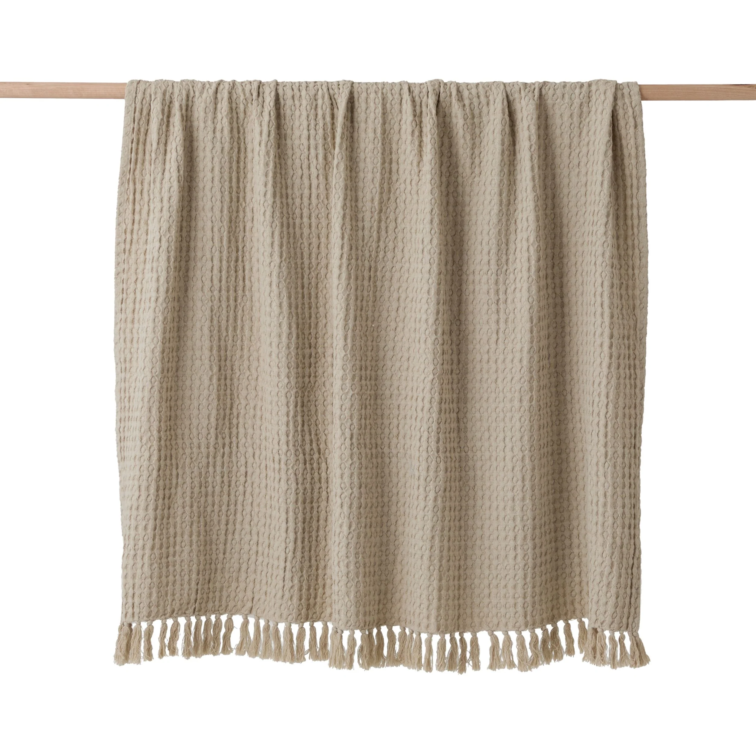 Whisper Waffle Throw Natural