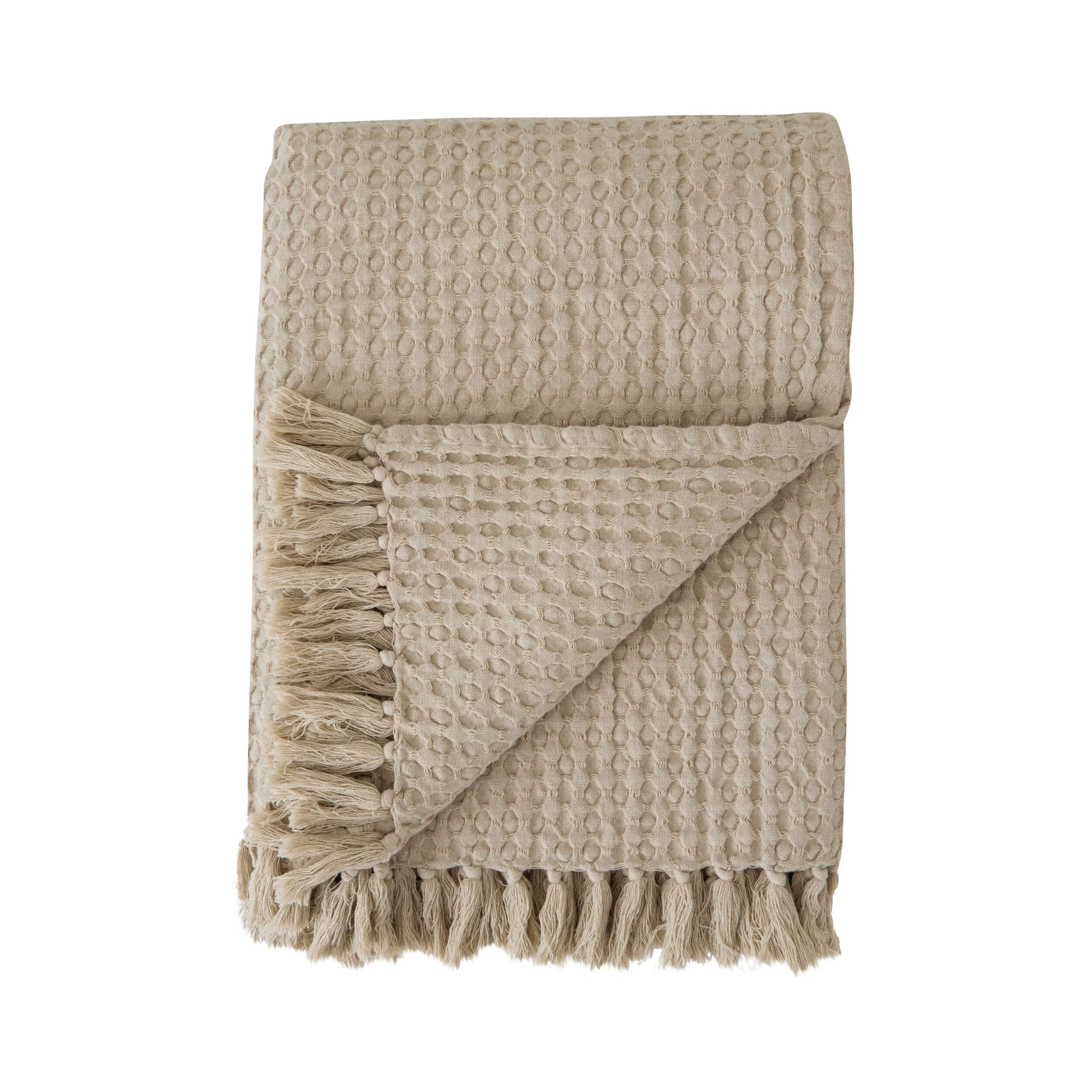 Whisper Waffle Throw Natural - Image 2
