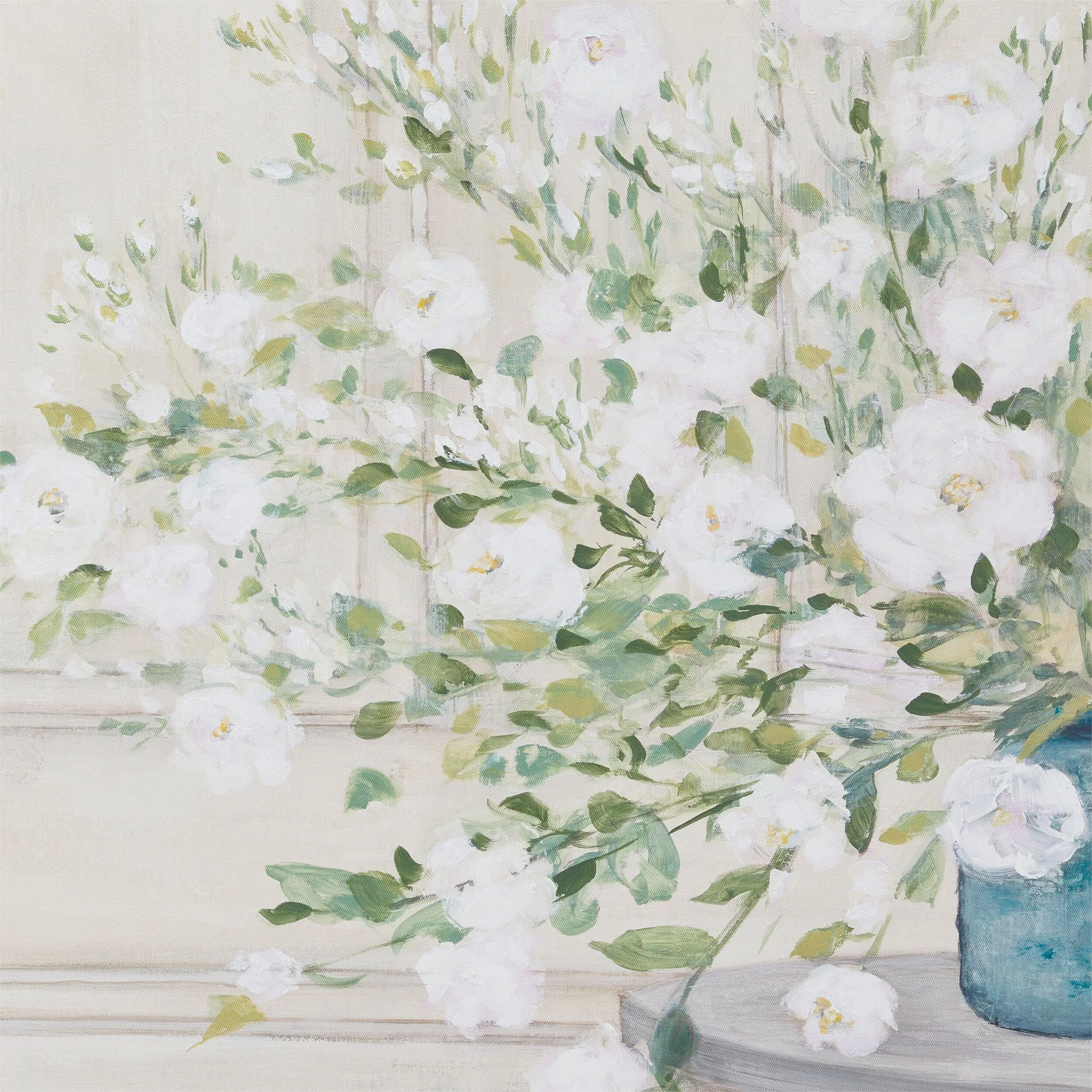 White Bouquet Framed Print 60x90cm - Image 2