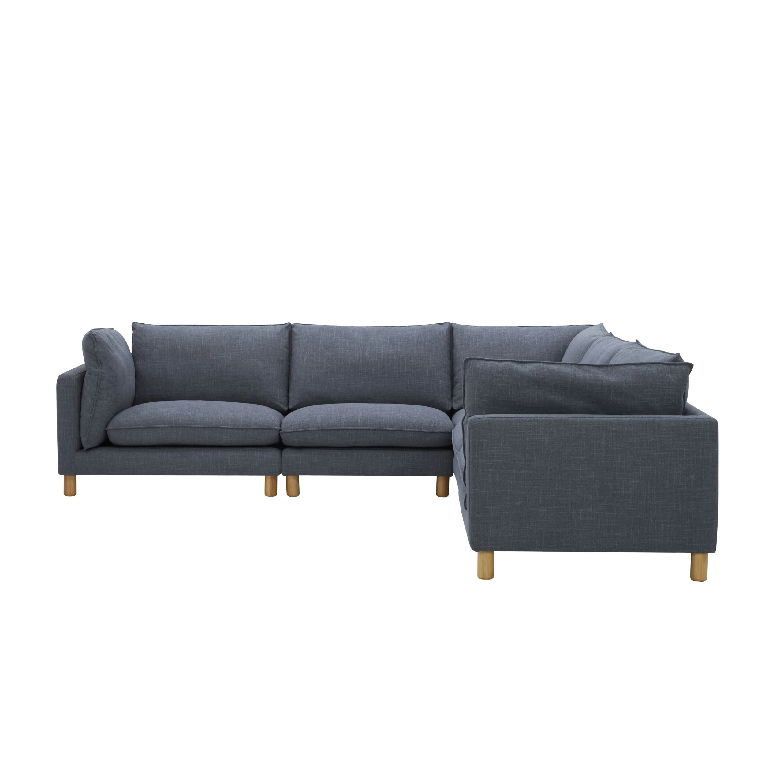 Whitehaven 5 Piece Modular Corner Sofa Atlantic Blue - Image 2