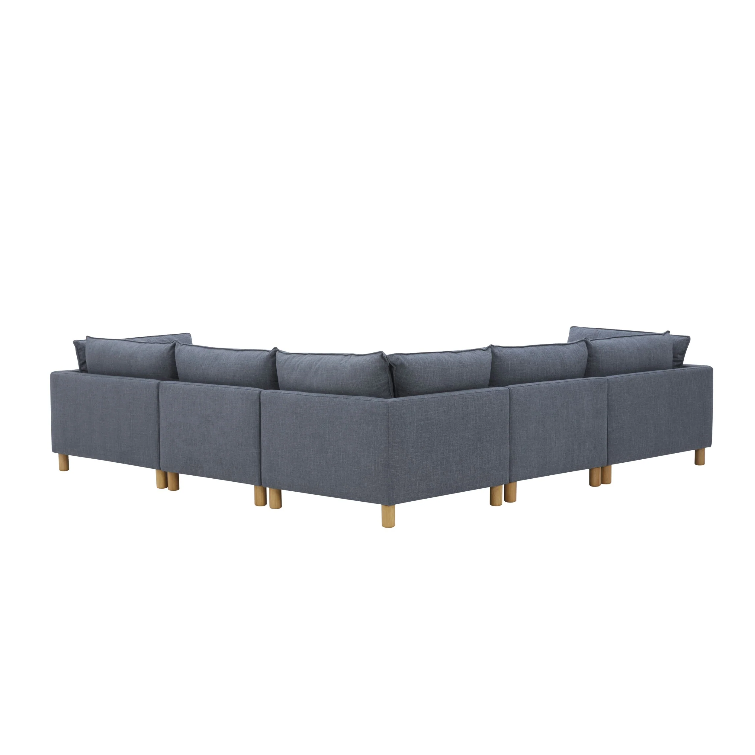 Whitehaven 5 Piece Modular Corner Sofa Atlantic Blue - Image 3