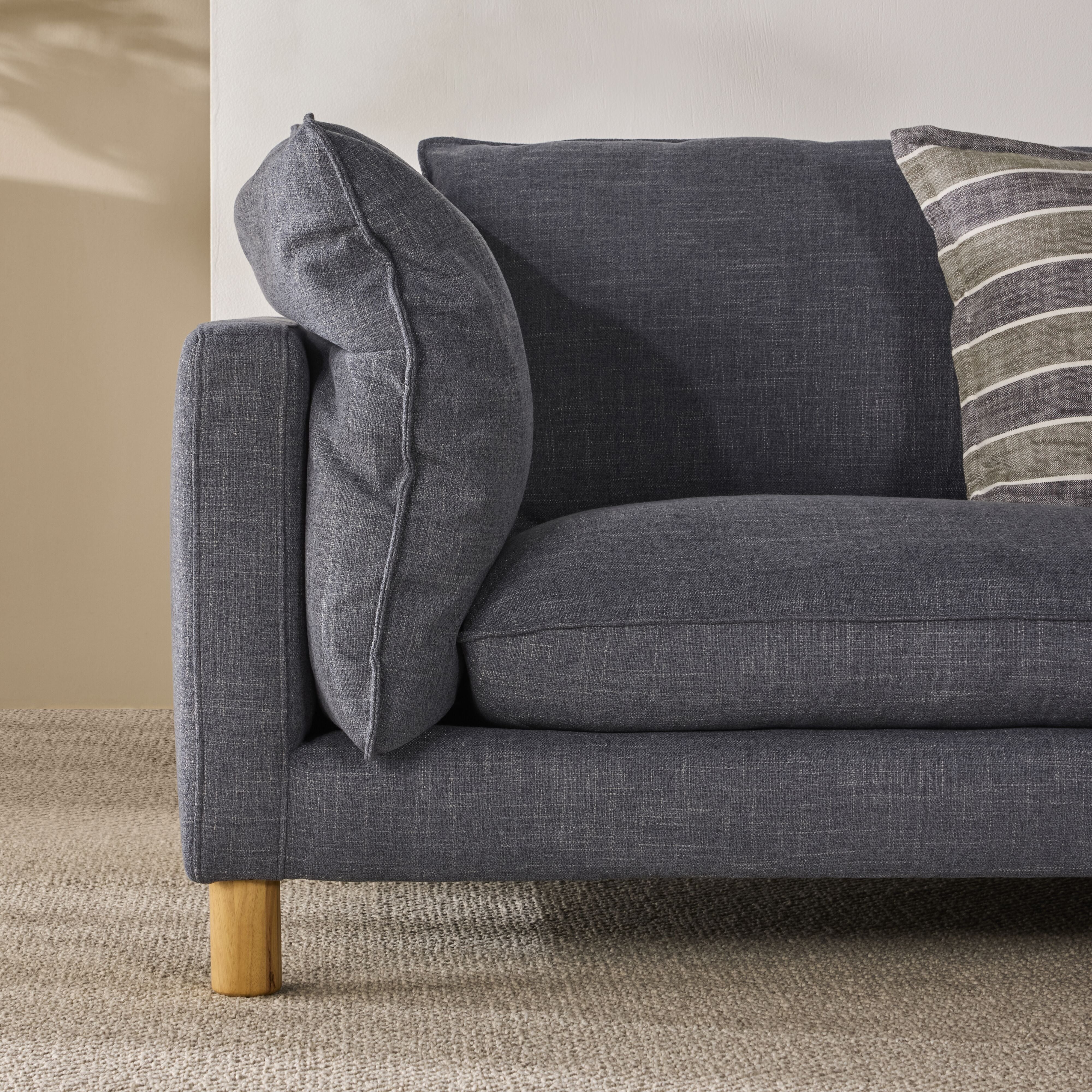 Whitehaven 5 Piece Modular Corner Sofa Atlantic Blue - Image 6