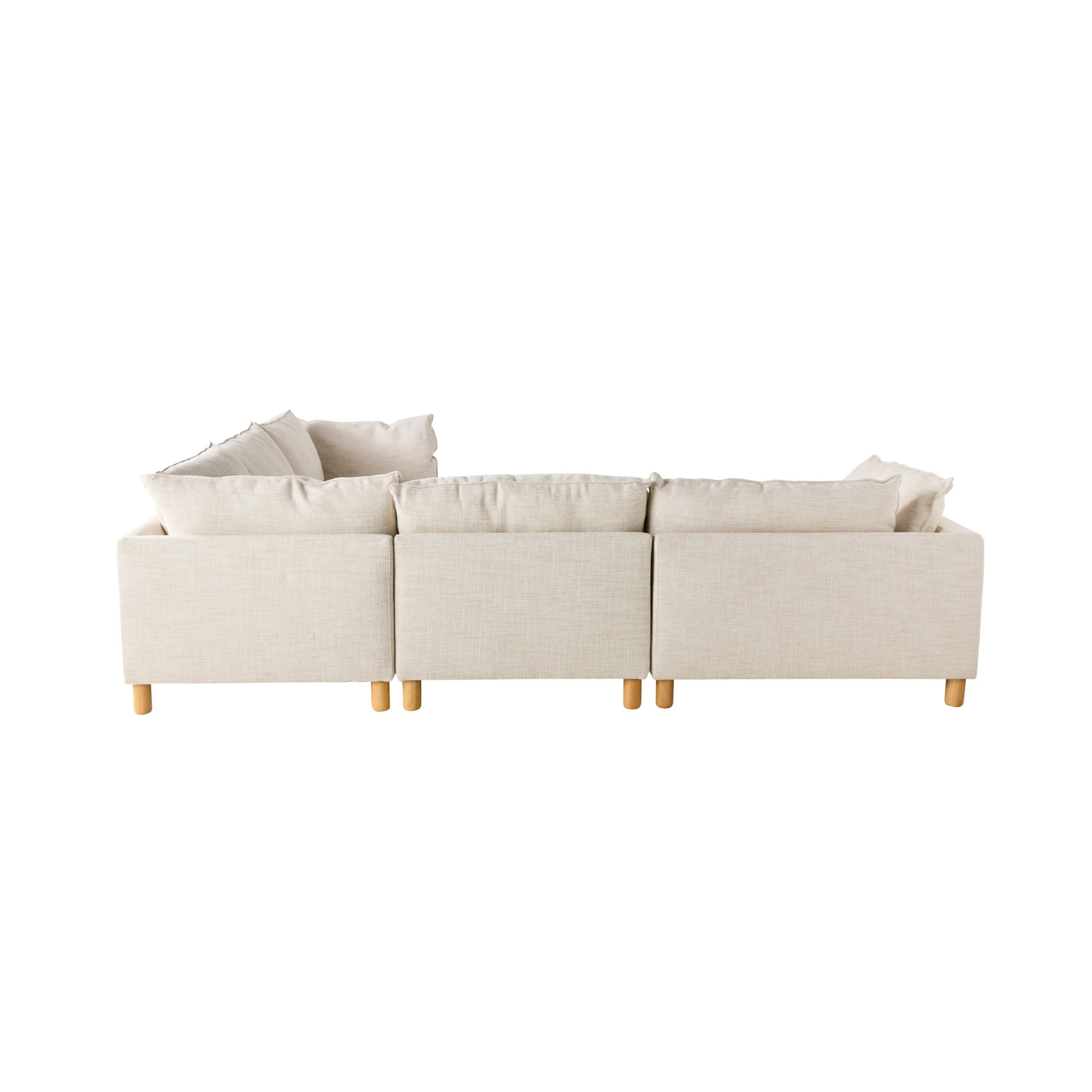 Whitehaven 5 Piece Modular Corner Sofa Eden Natural - Image 3