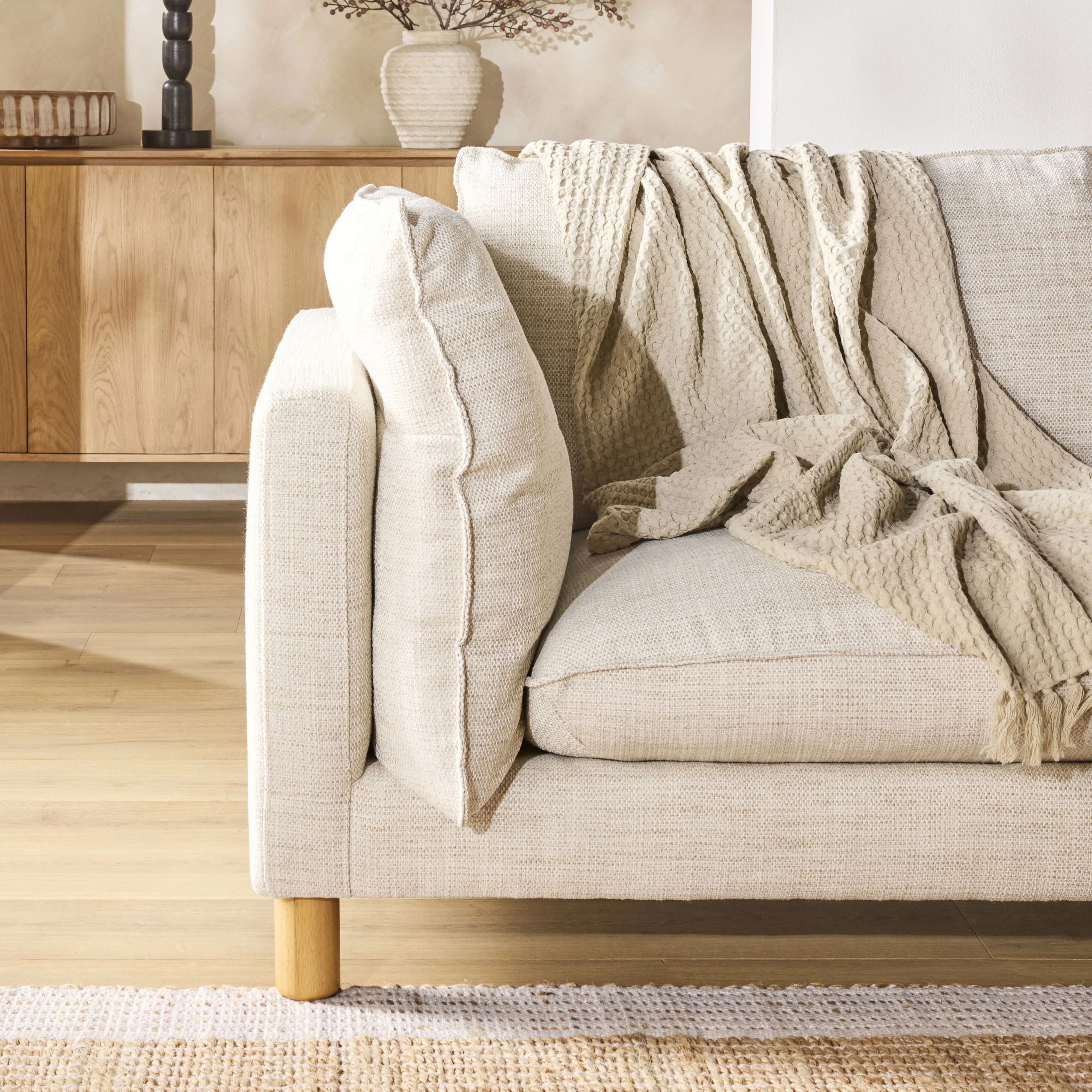 Whitehaven 5 Piece Modular Corner Sofa Eden Natural - Image 8