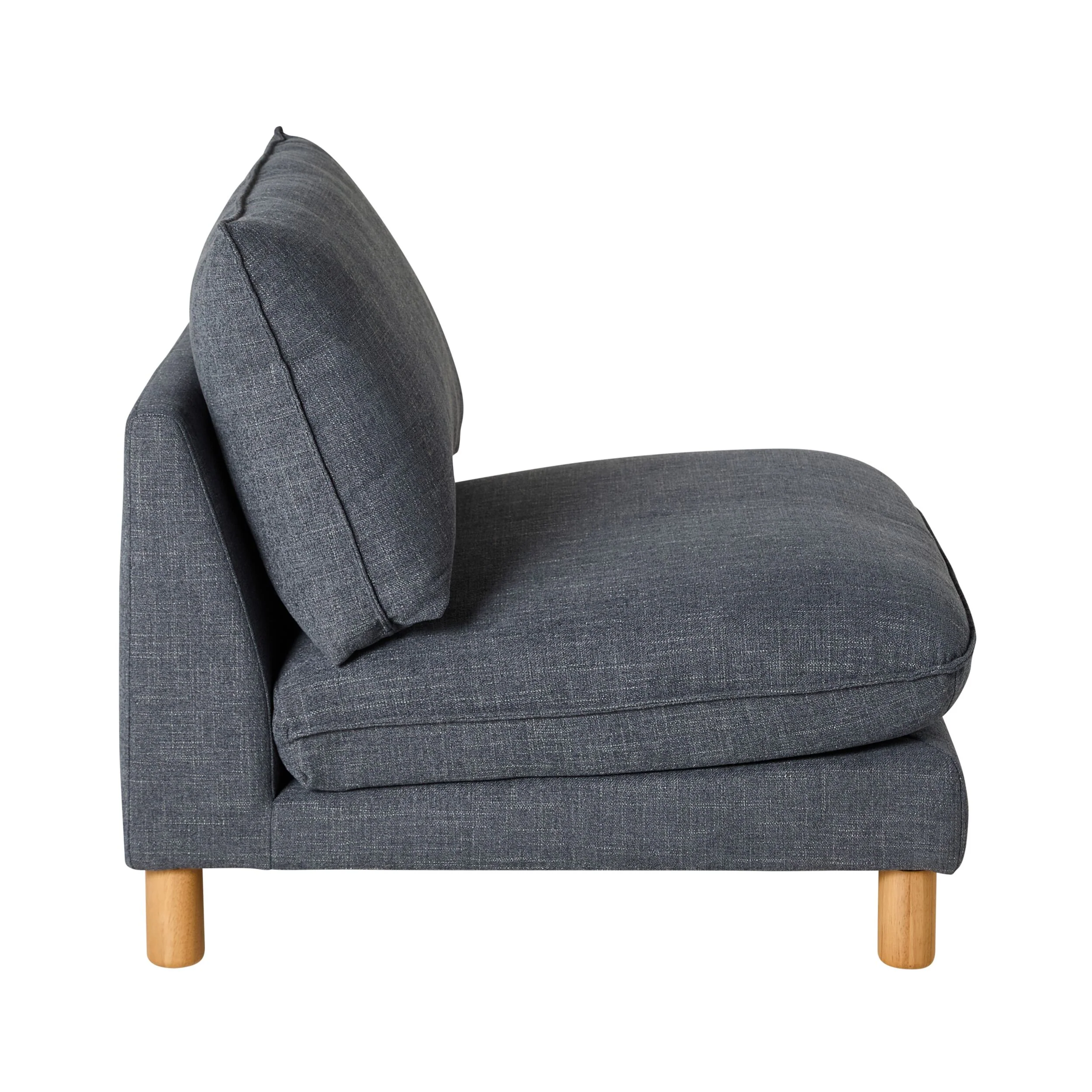 Whitehaven Armless Modular Chair Atlantic Blue - Image 3