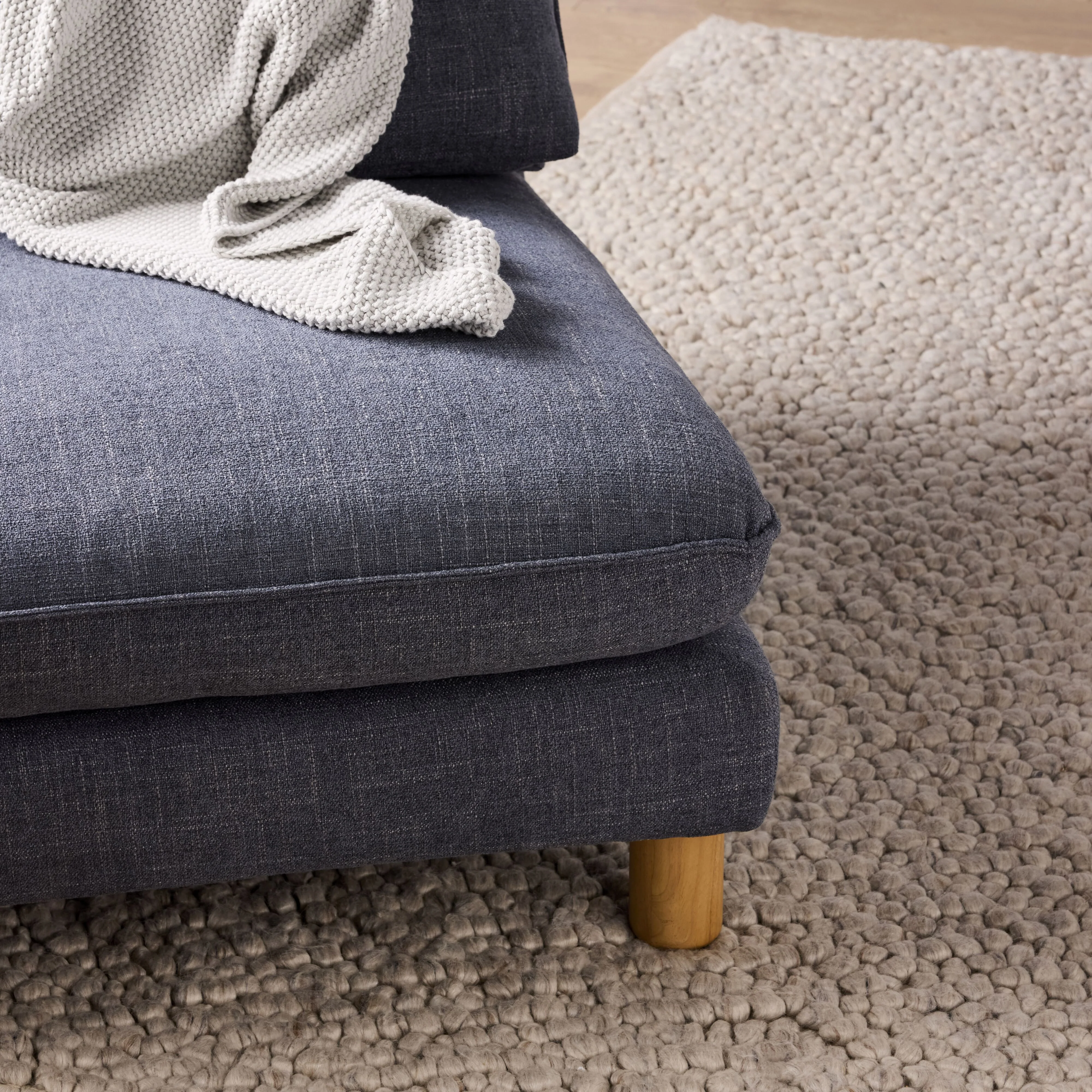 Whitehaven Armless Modular Chair Atlantic Blue - Image 8