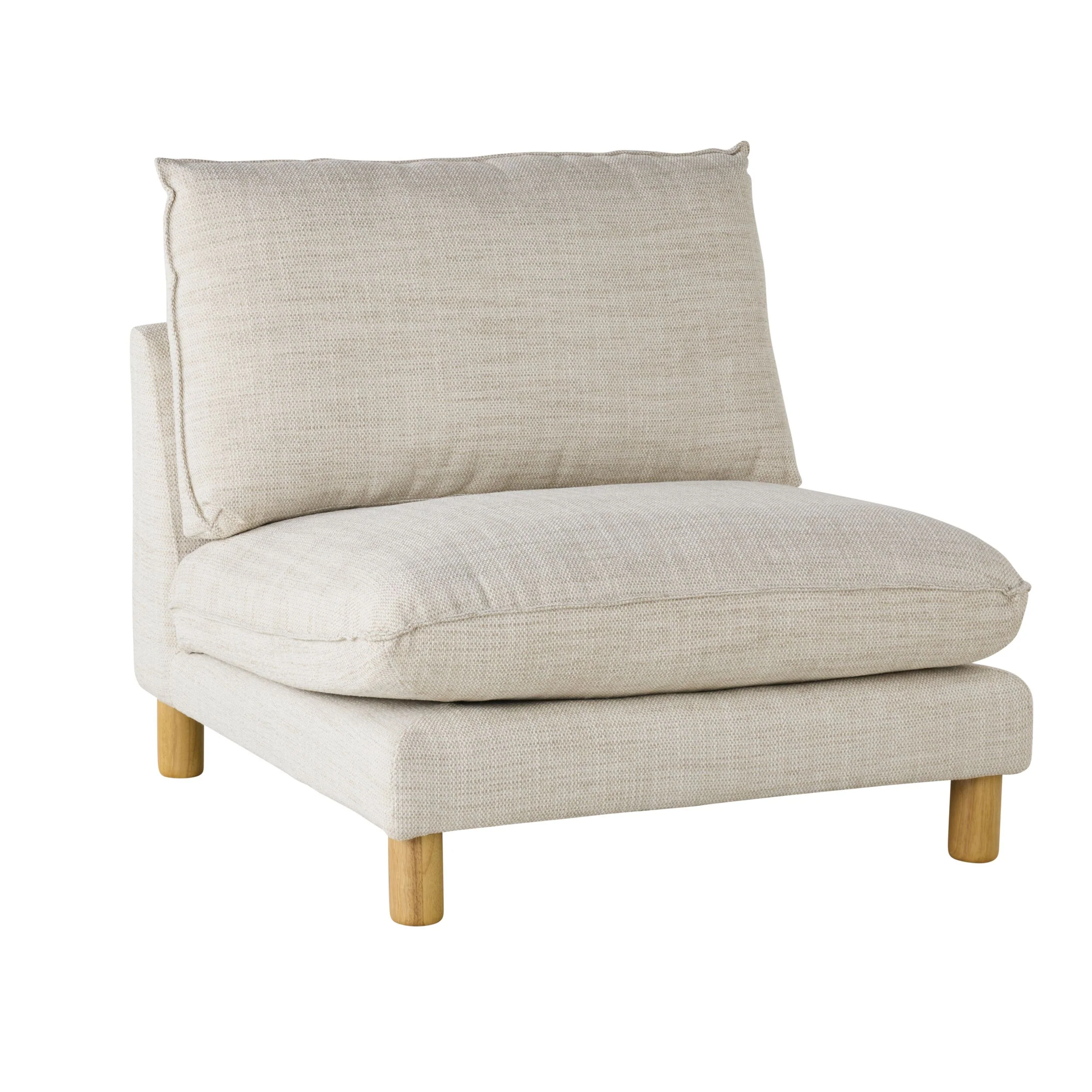 Whitehaven Armless Modular Chair Eden Natural - Image 2