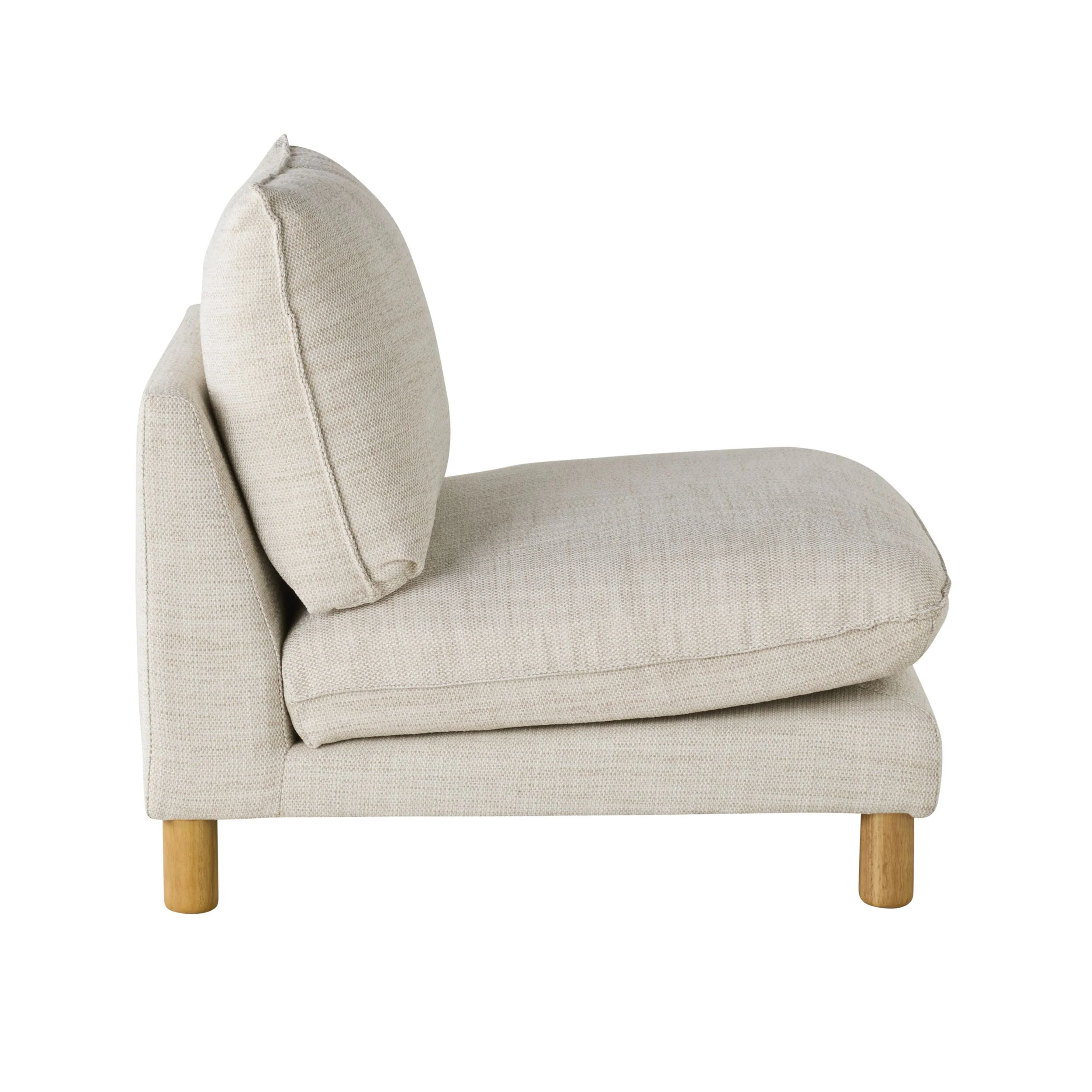 Whitehaven Armless Modular Chair Eden Natural - Image 3
