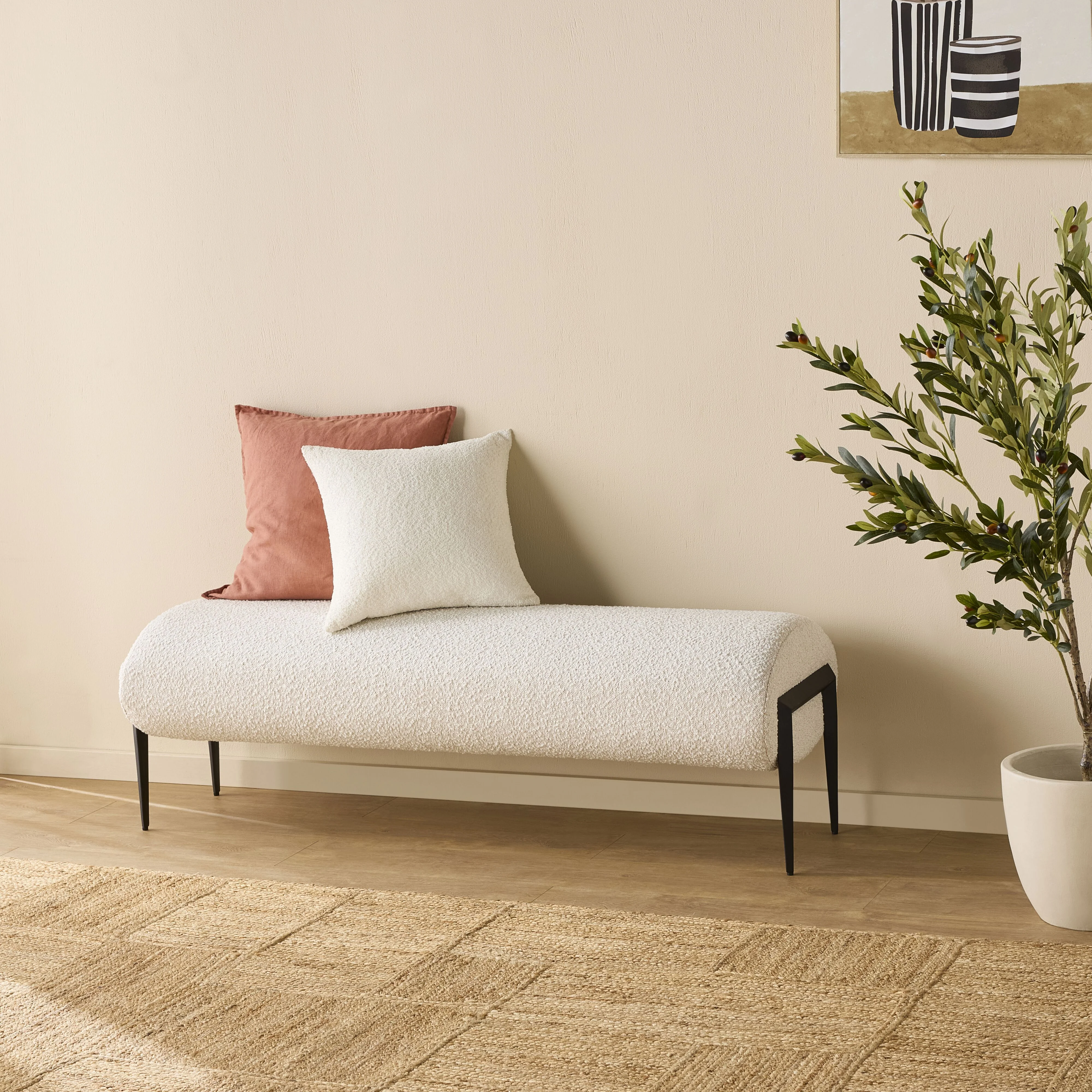 Wilder Bench Boucle Oat - Image 7