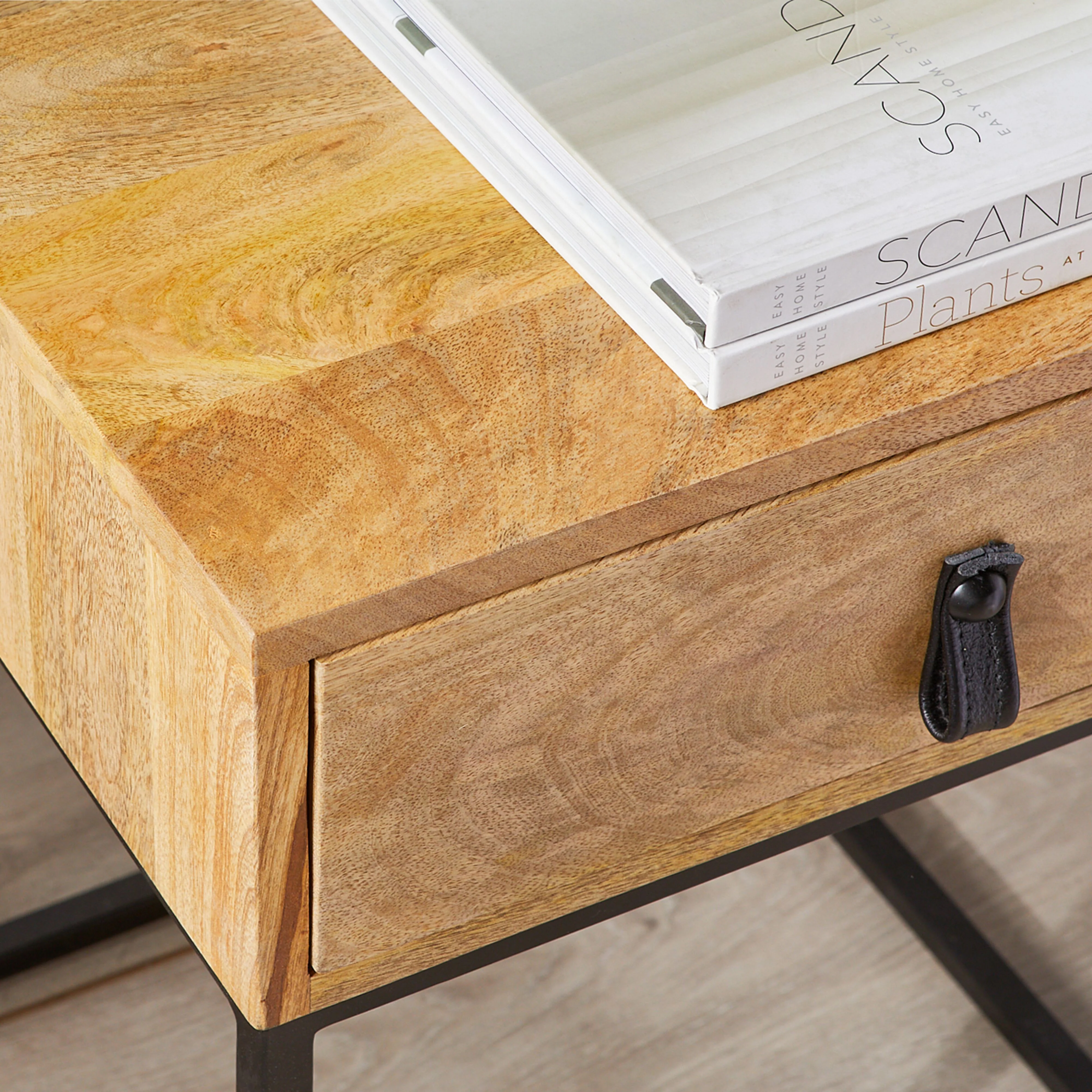 Willa 1 Drawer Bedside Table Natural - Image 10