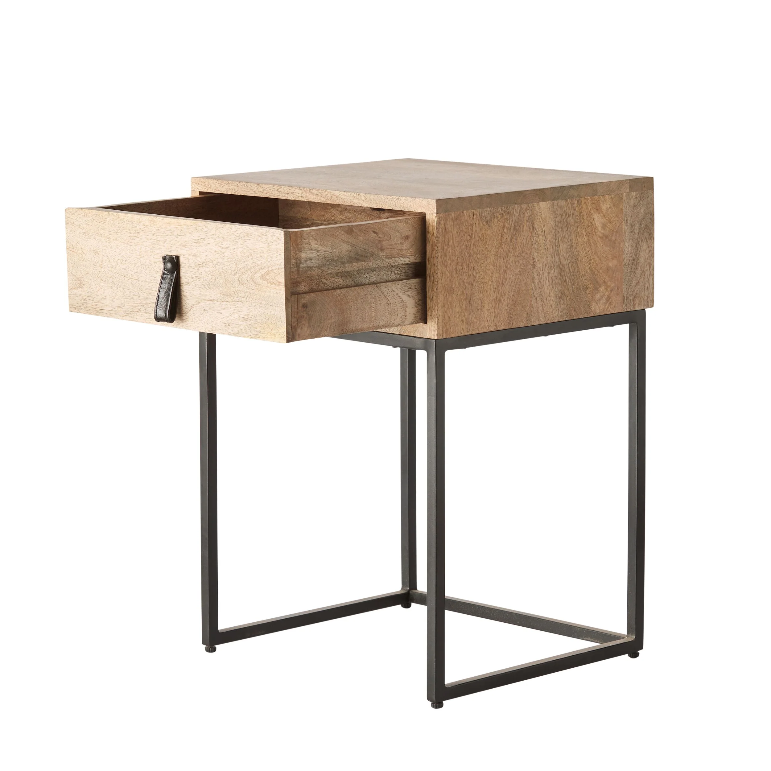Willa 1 Drawer Bedside Table Natural - Image 3