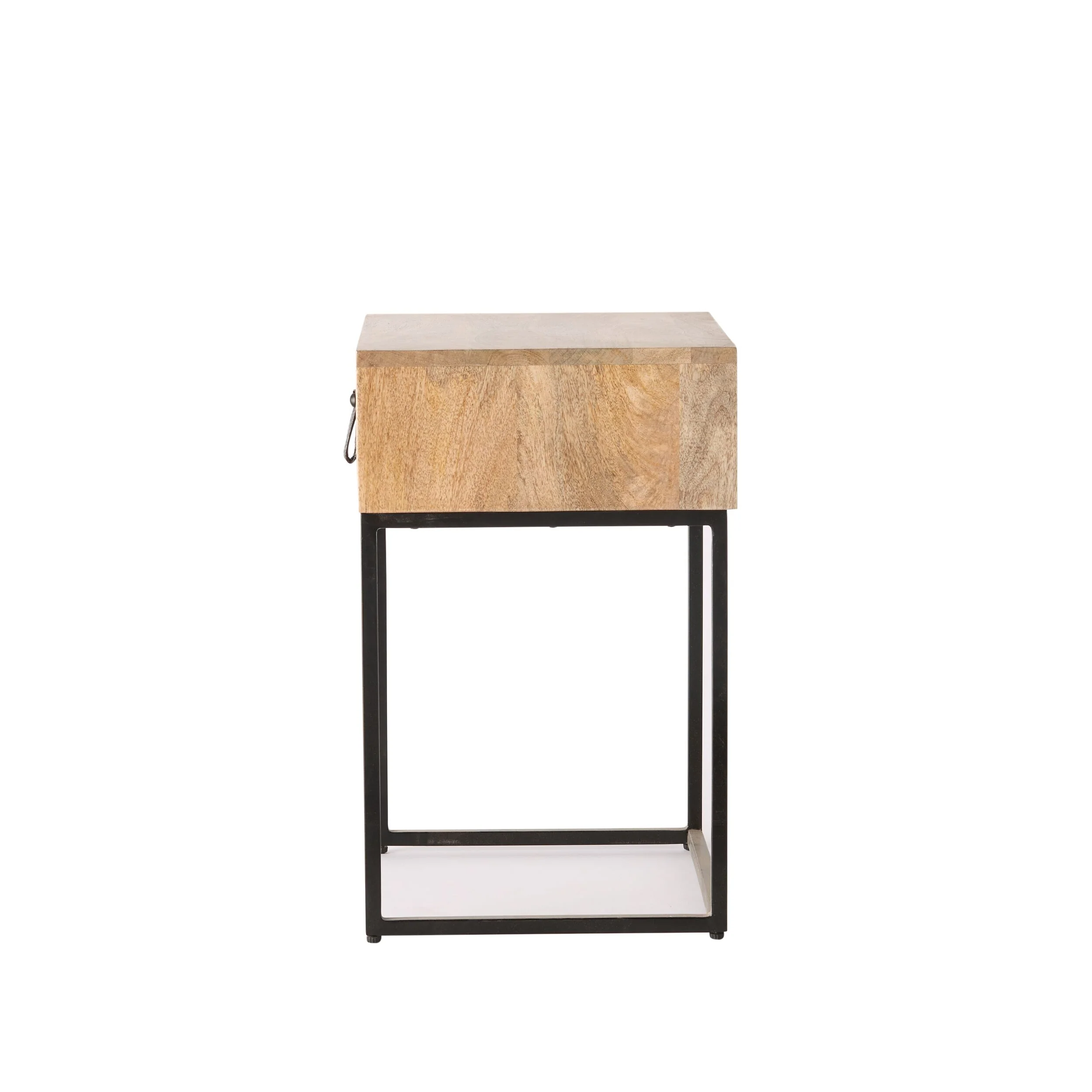 Willa 1 Drawer Bedside Table Natural - Image 4
