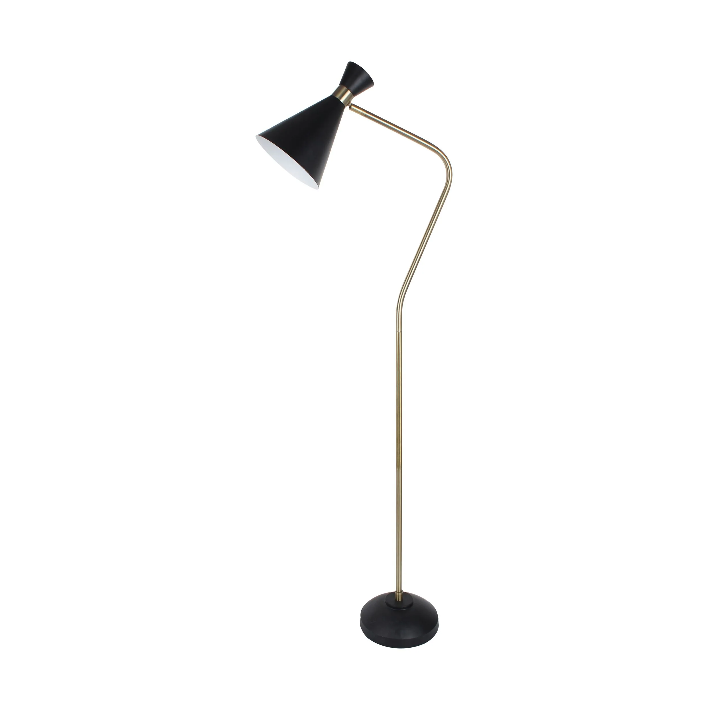 Williams Trumpet Floor Lamp Black 168cm - Image 2