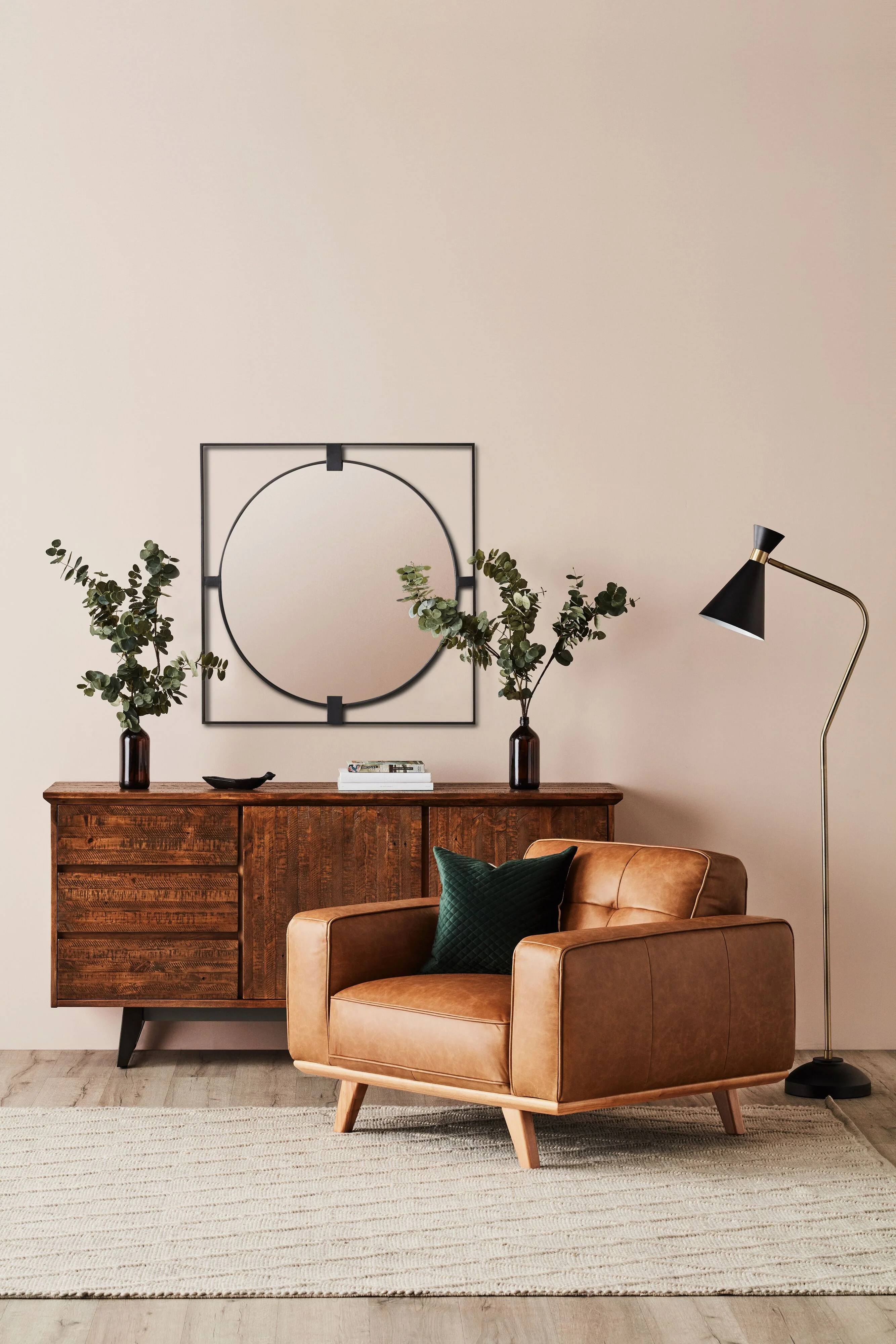 Williams Trumpet Floor Lamp Black 168cm - Image 4