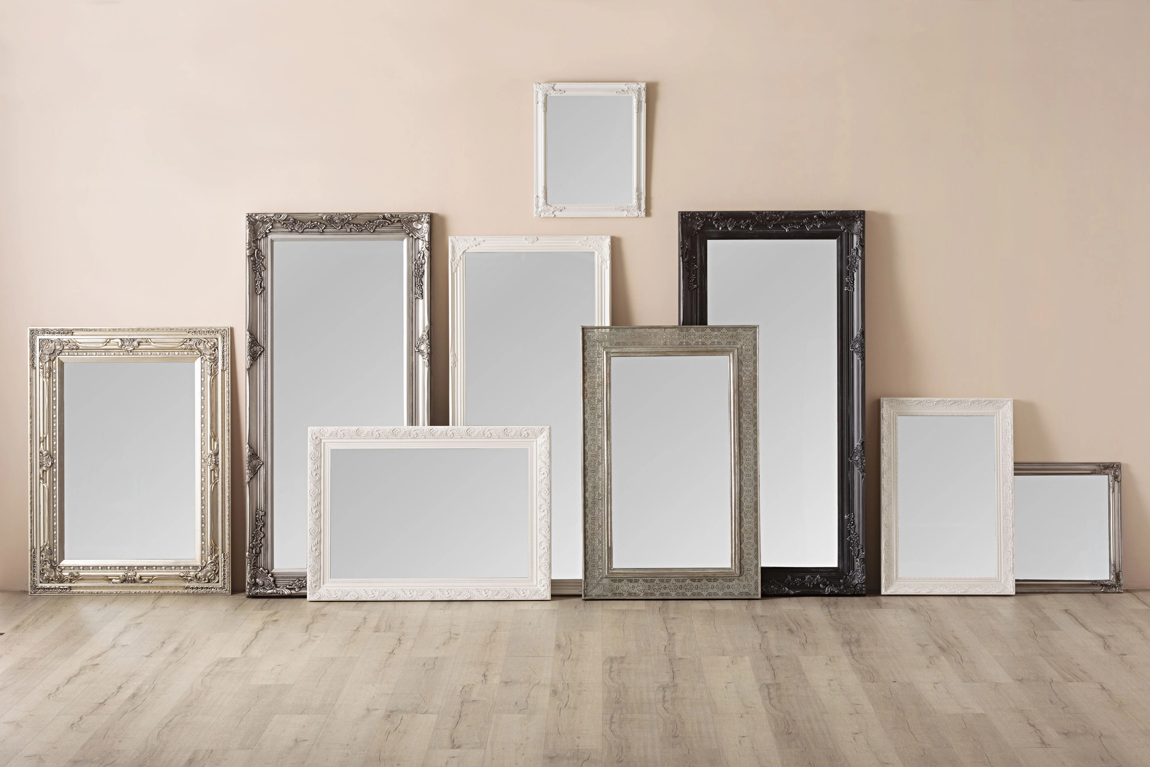 Willow Mirror Antique Silver 80x60cm - Image 3