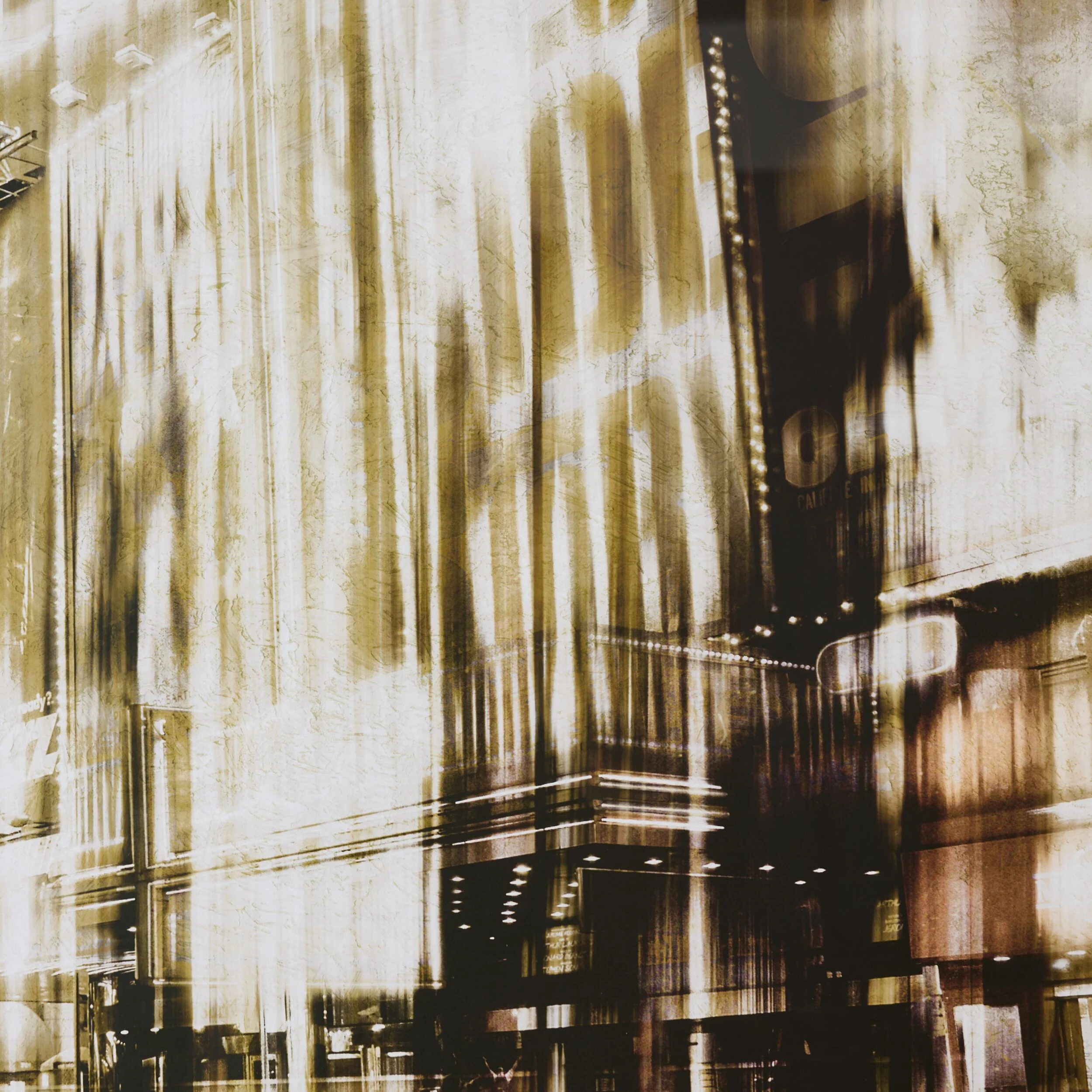 Winters Night Framed Glass Print 102.8x72.8cm - Image 2