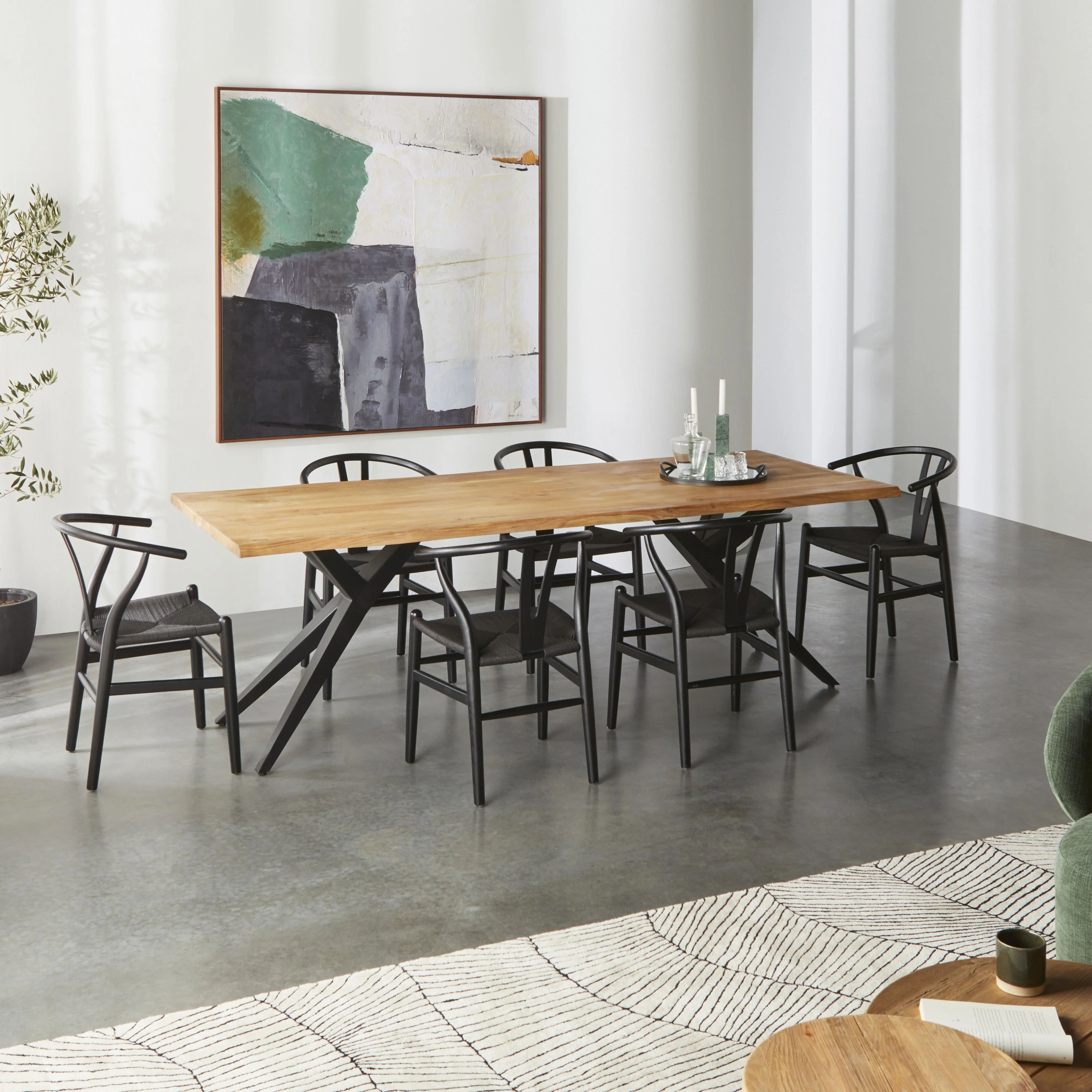 Wishbone Chair Black - Image 10