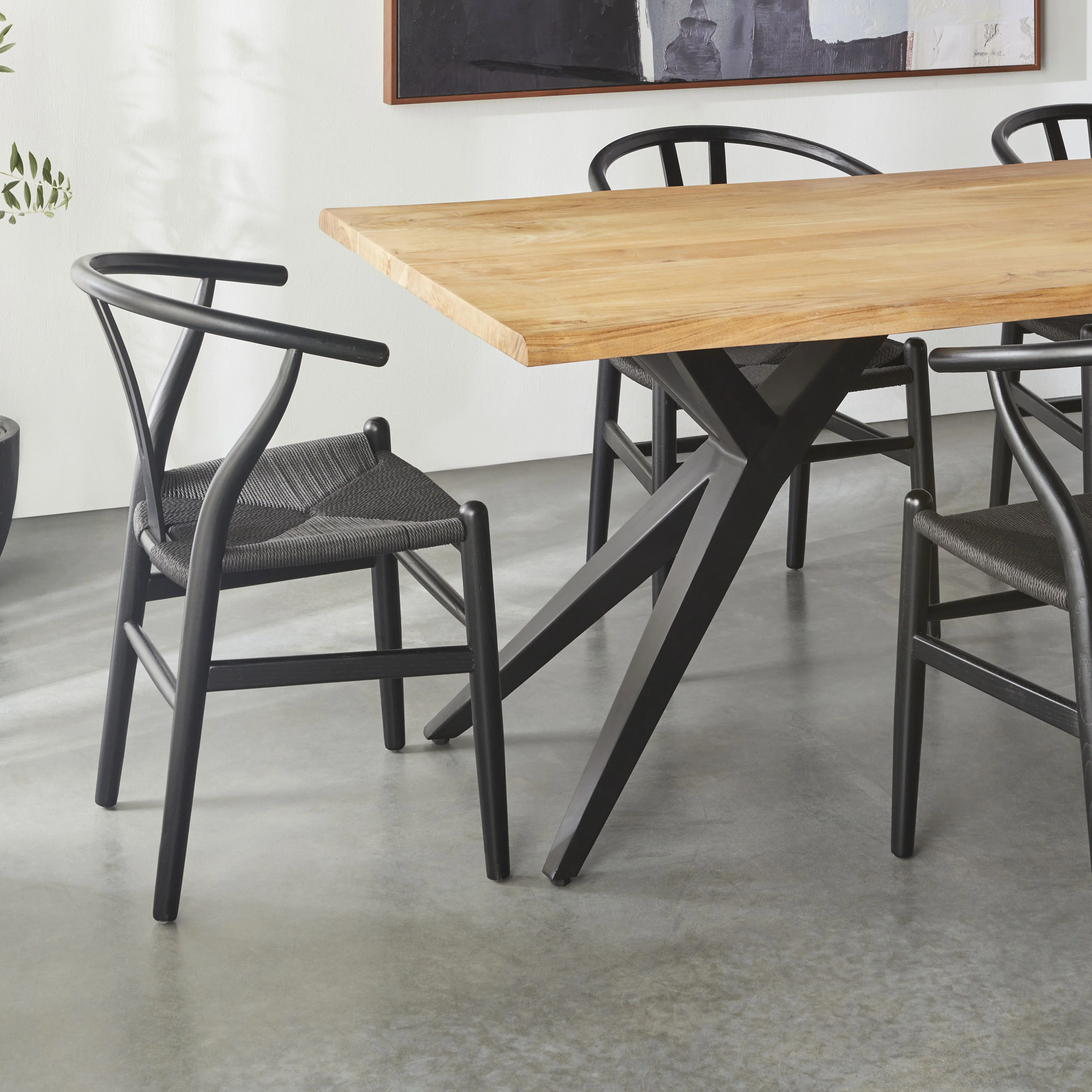Wishbone Chair Black - Image 13