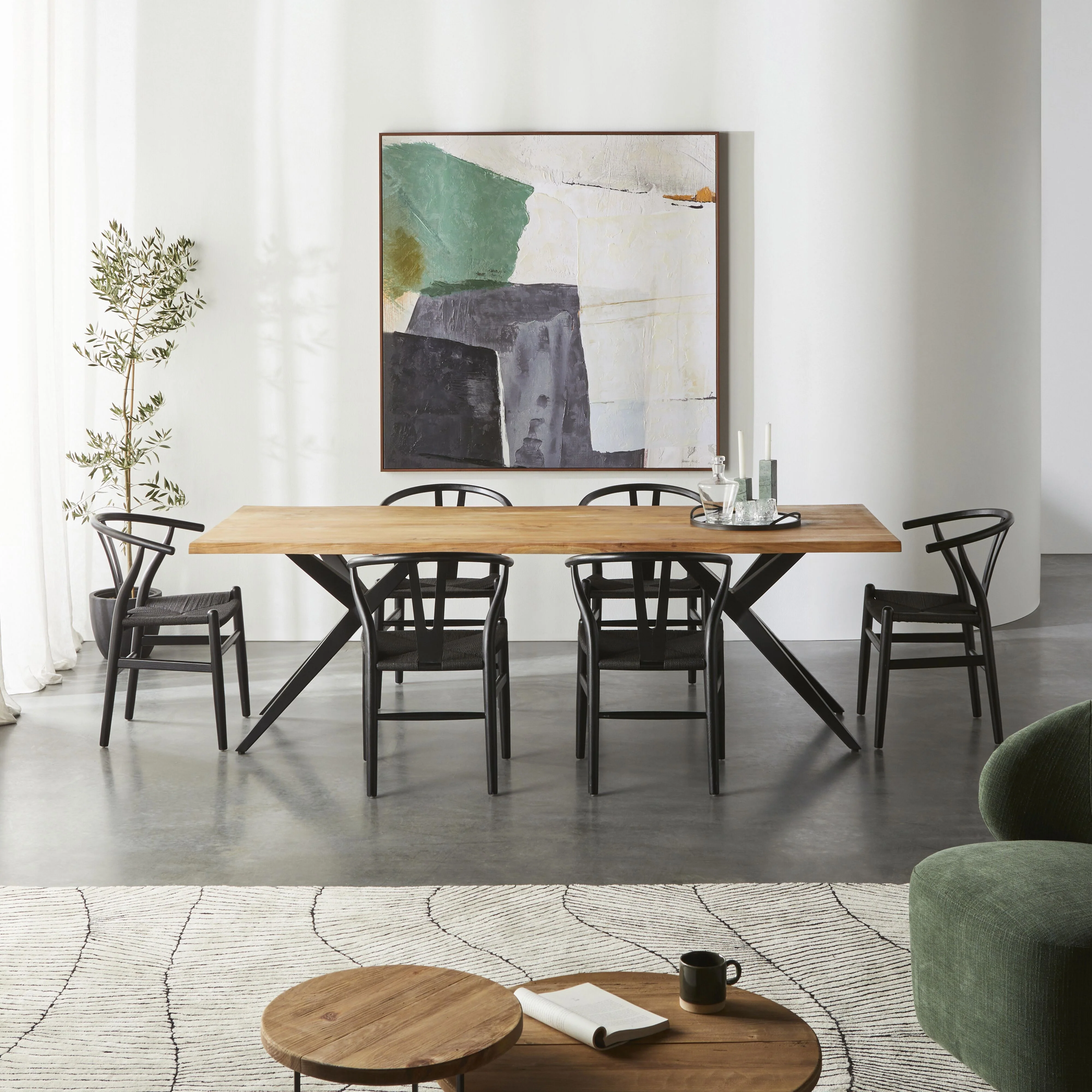 Wishbone Chair Black - Image 8