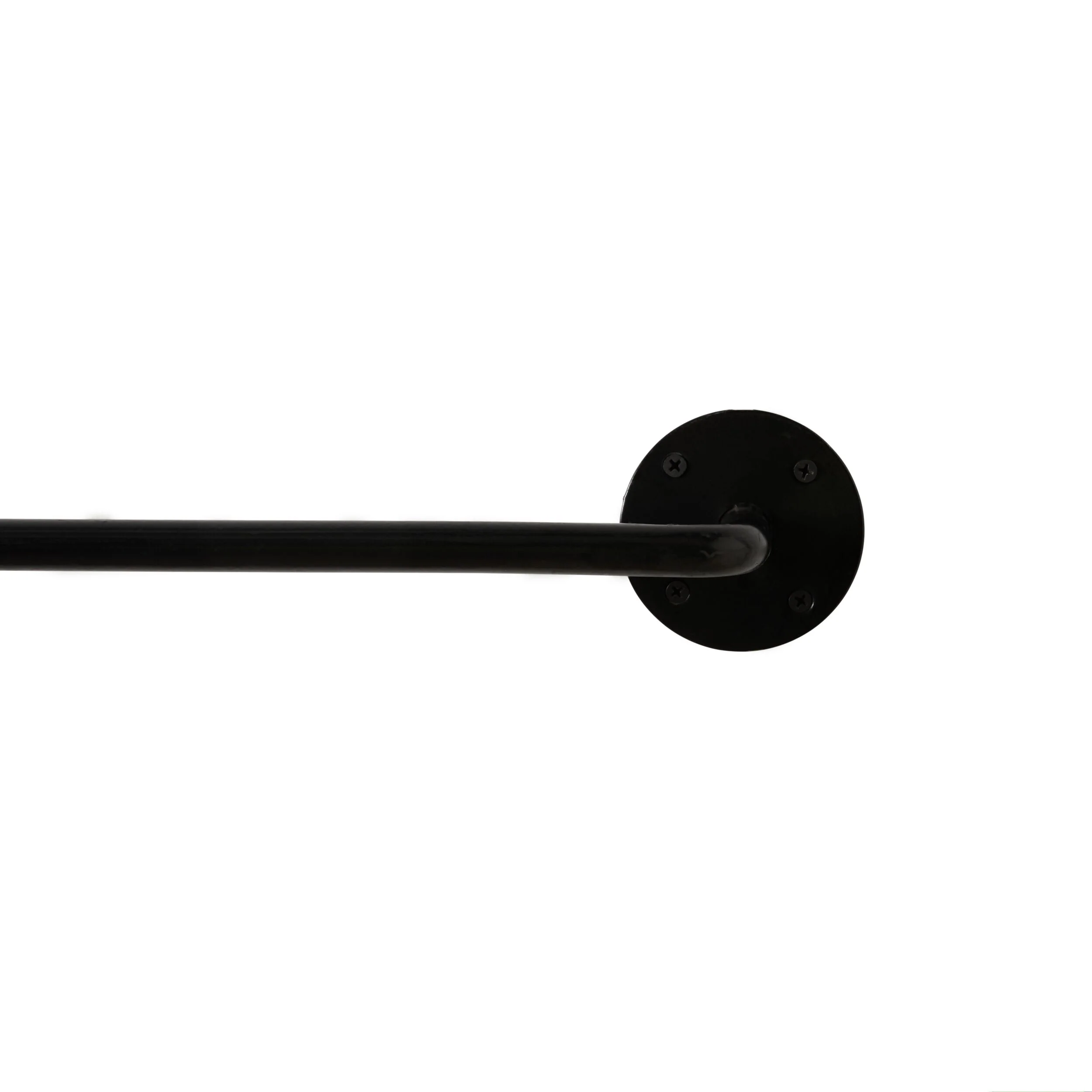 Wyatt Black Iron Towel Rail Large 156x6x8cm - Image 3