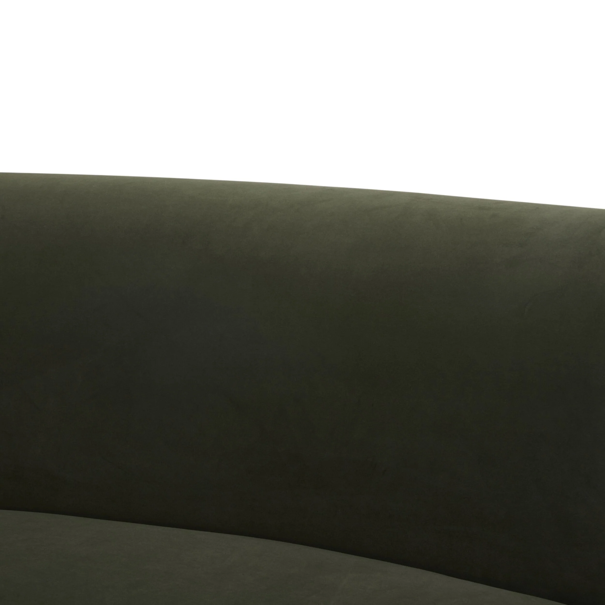 Wylder 4 Seater Curved Sofa Velvet Eucalyptus - Image 5