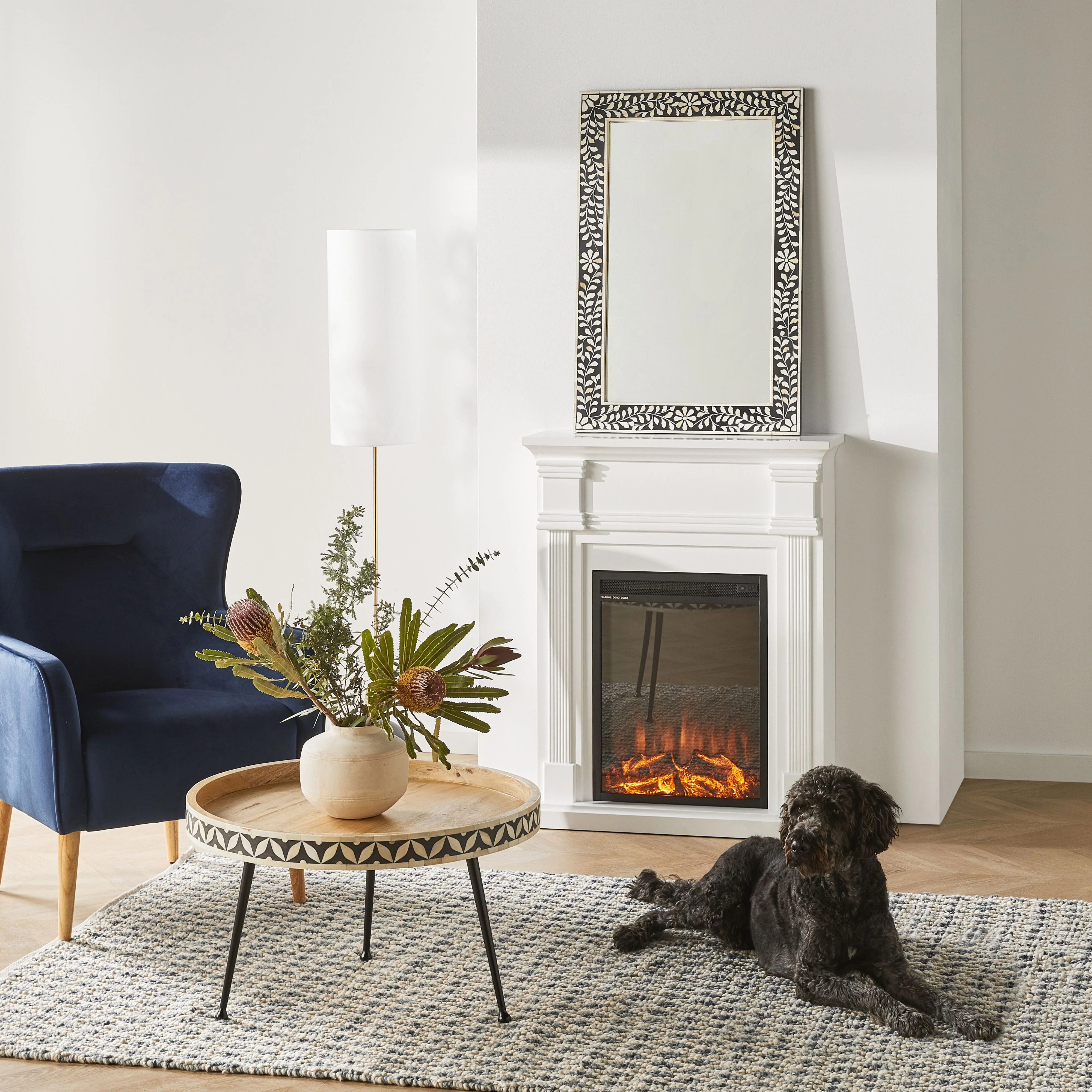 York Fireplace 80x26x100.5cm - Image 5