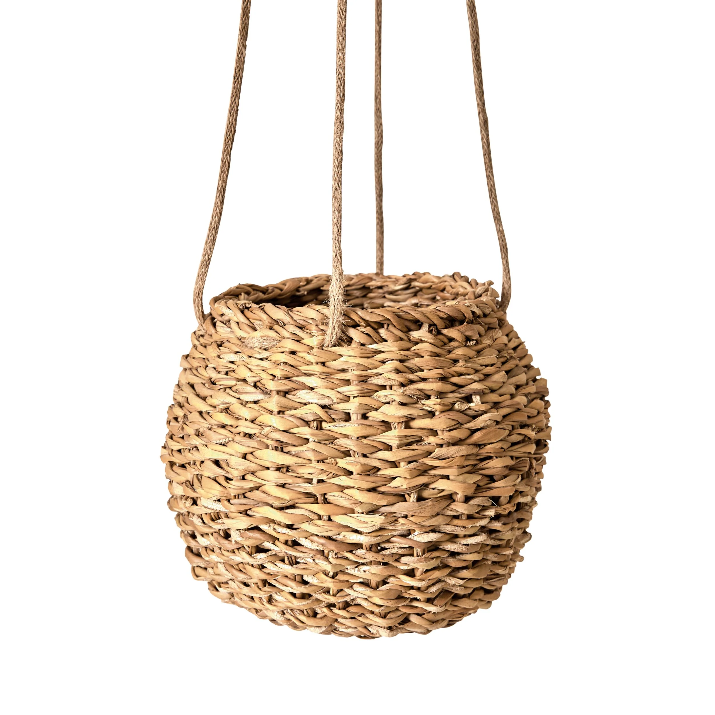Zadie Hanging Woven Basket Medium - Image 4