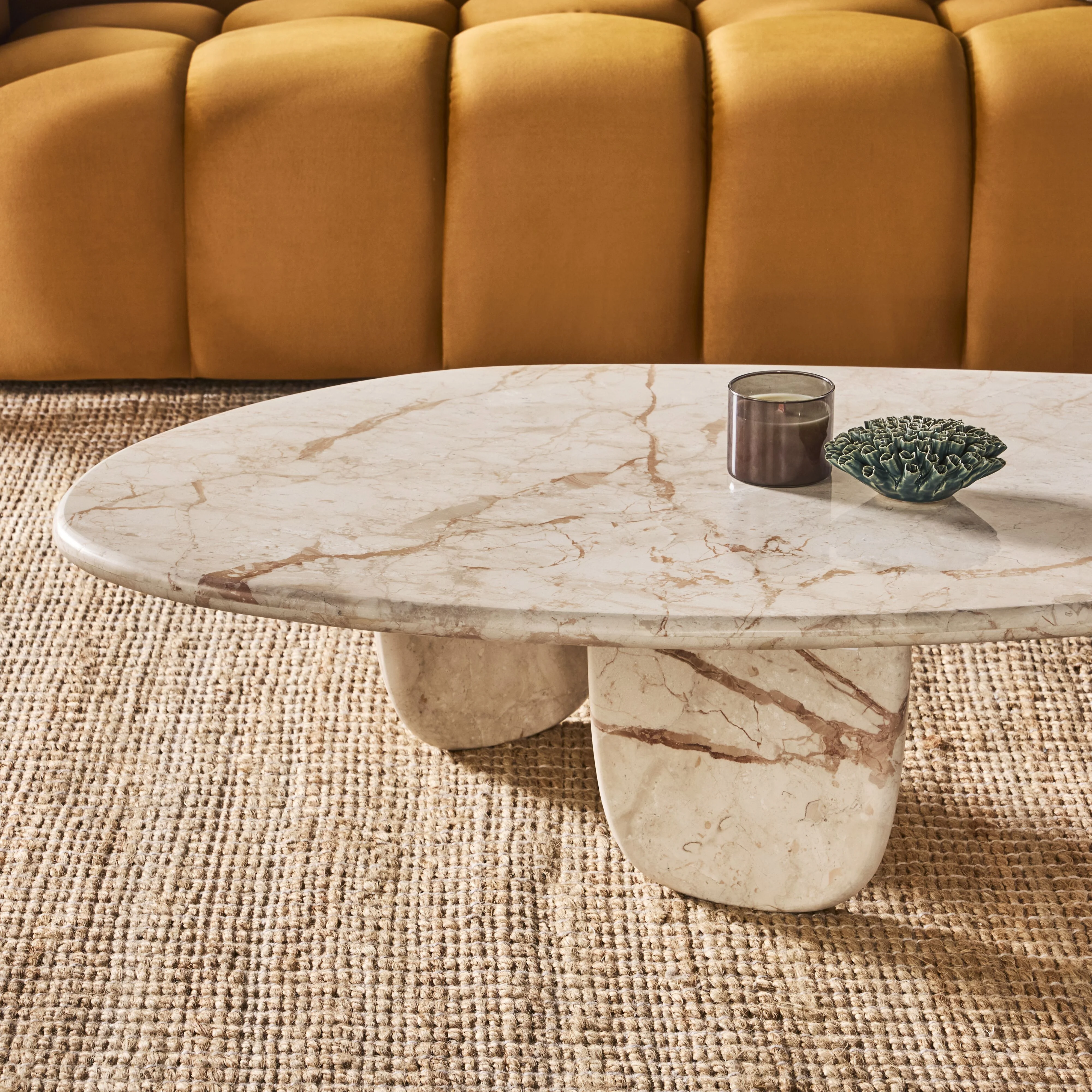 Zahara Marble Coffee Table - Image 10