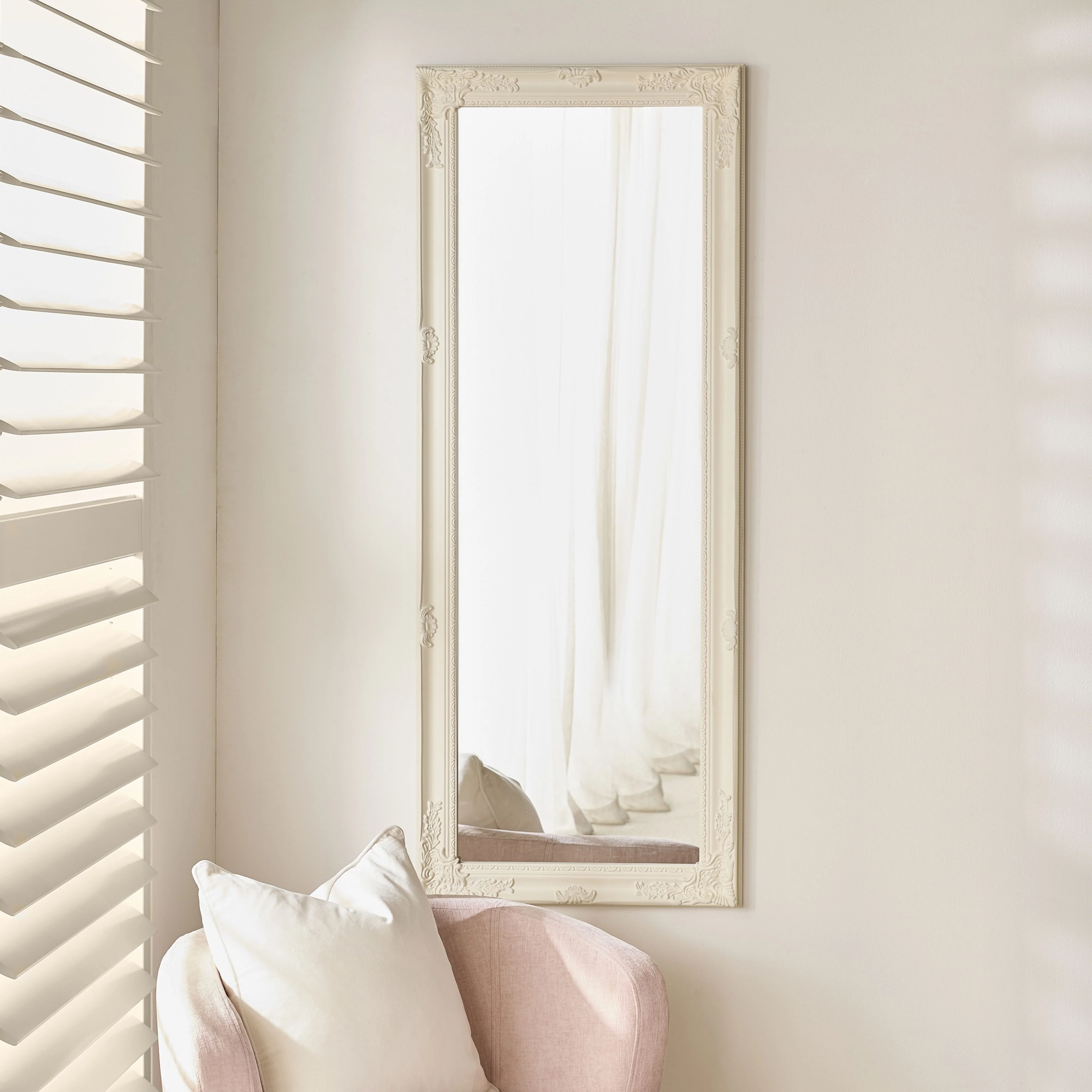 Zara Mirror Cream 52x132cm - Image 5