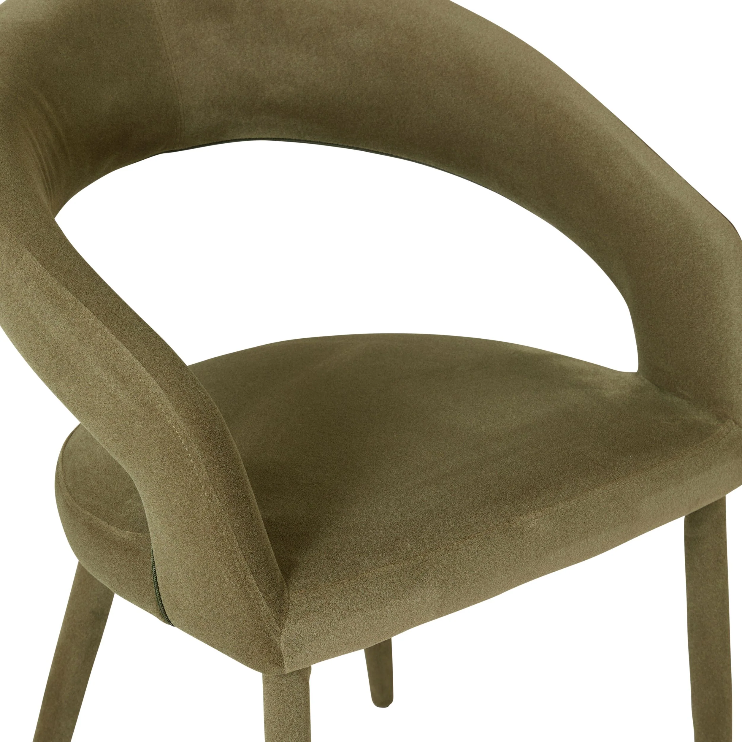 Zena Dining Chair Olive - Image 5