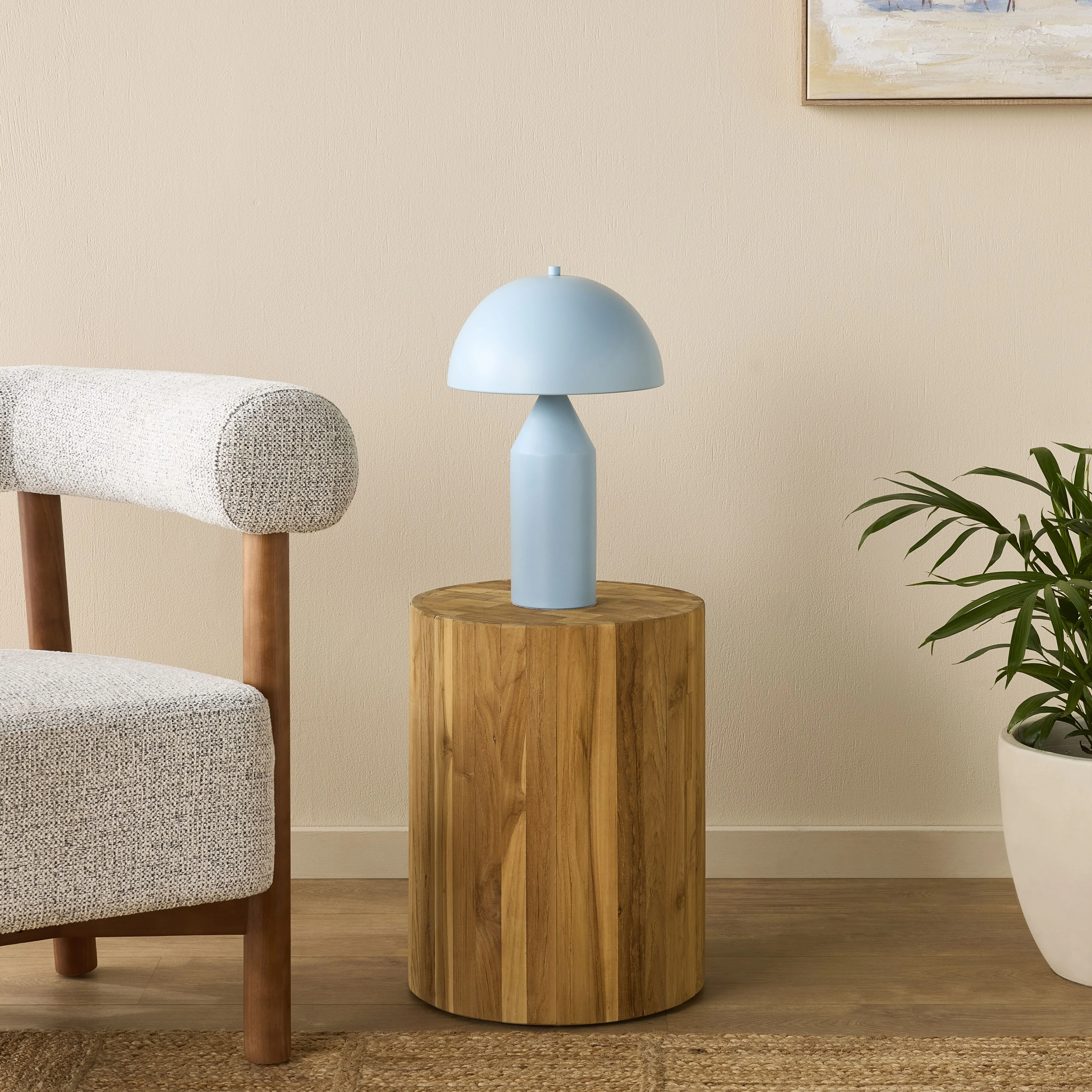 Zia Dome Table Lamp Winter Sky 25x38.5cm - Image 5
