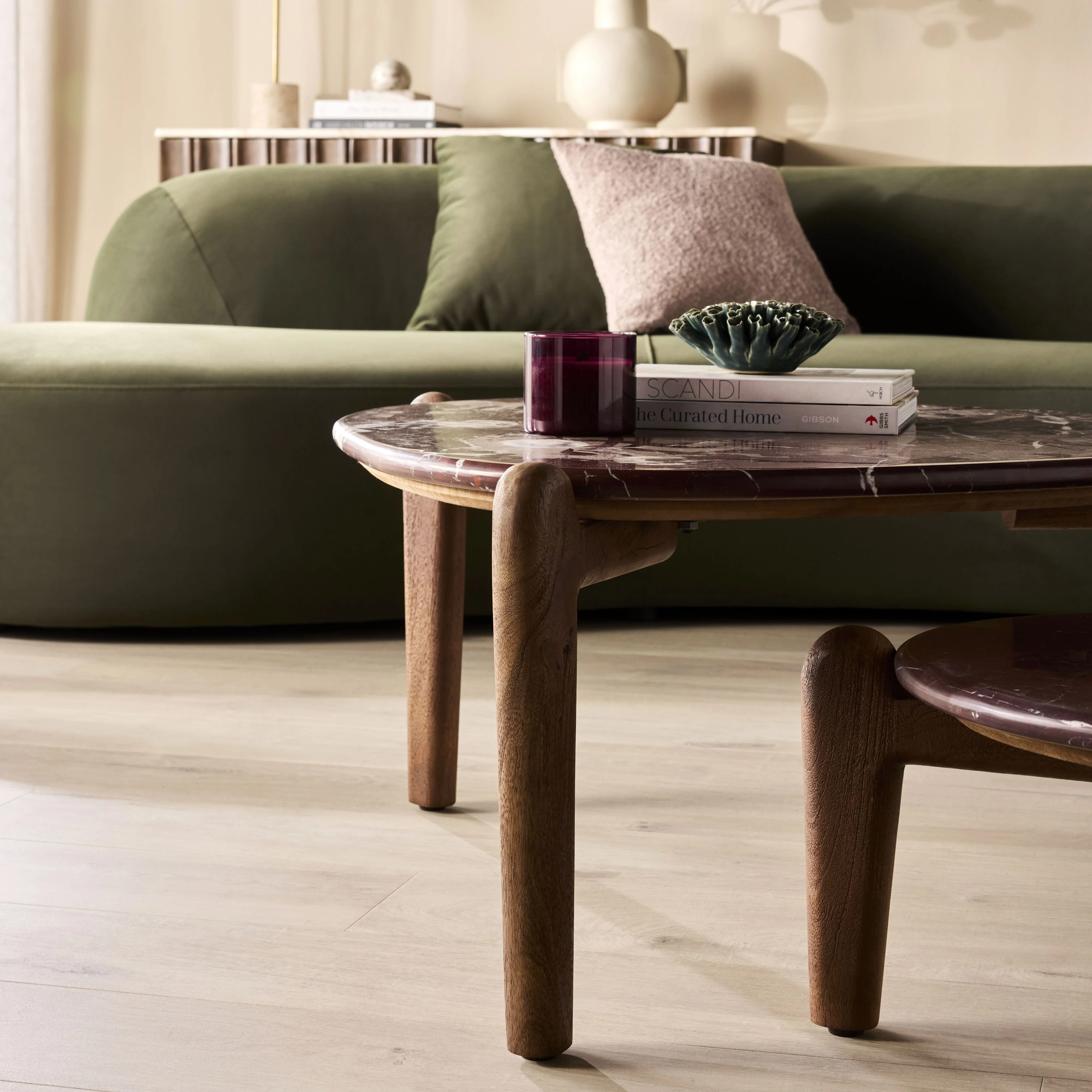 Zia Marble Coffee Table Large - Image 5