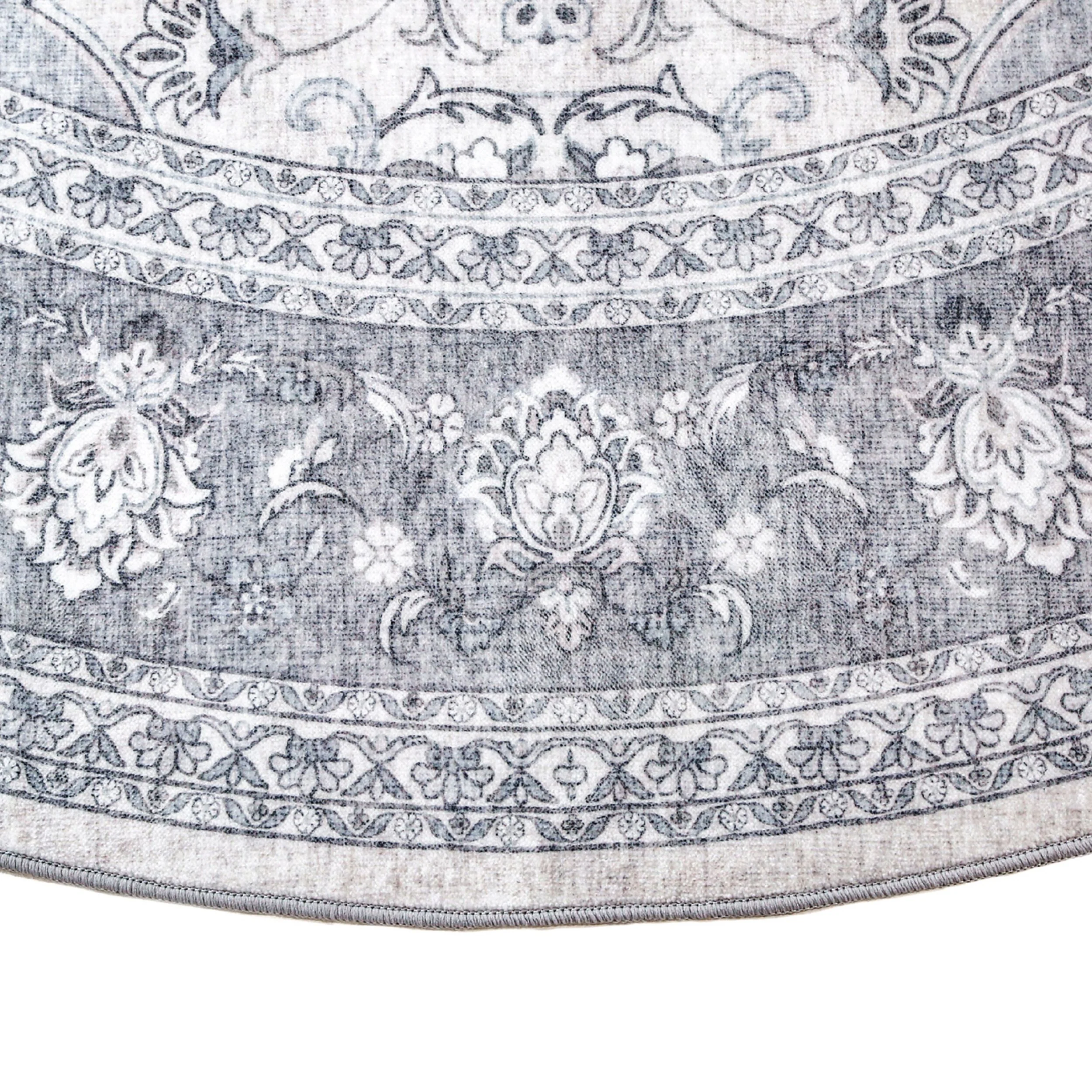Ziba Round Washable Rug 200cm - Image 3