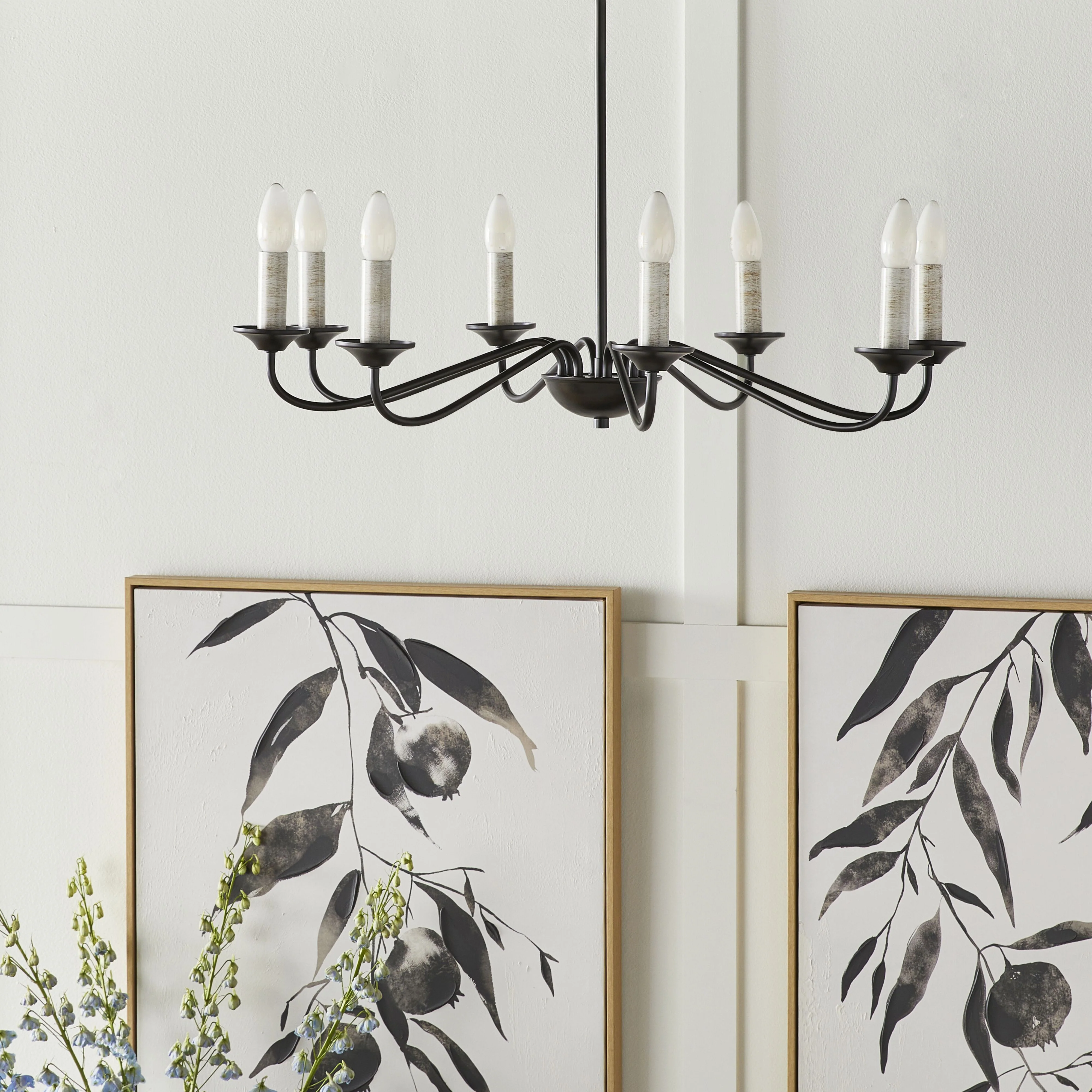 Zora 8 Light Chandelier 76cm - Image 4